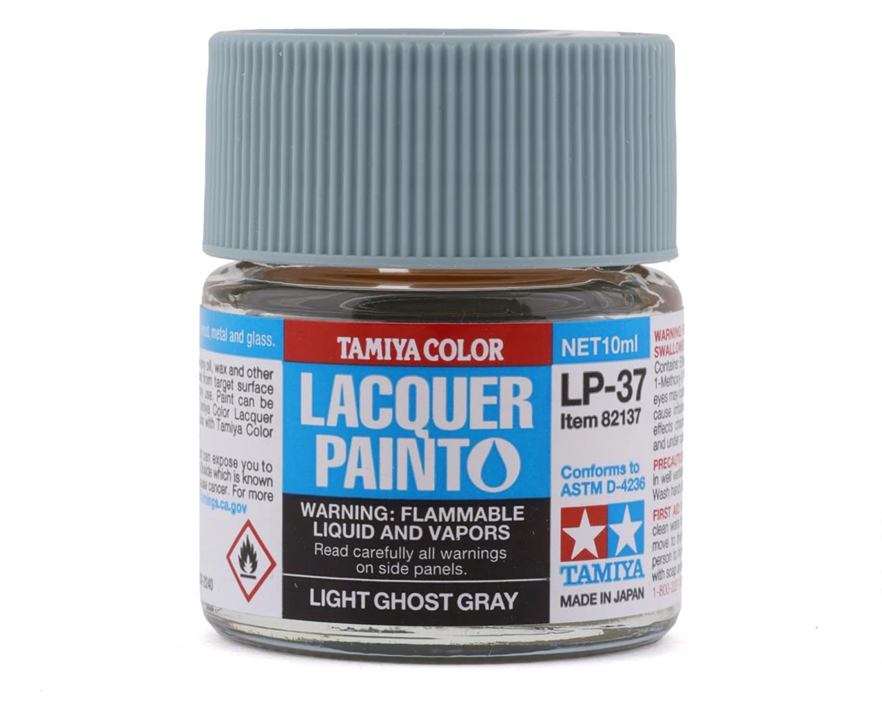 Tamiya 82137 Lacquer Paint LP-37 Light Ghost Gray 10ml Bottle 1 Tamiya 82137 Lacquer Paint LP-37 Light Ghost Gray 10ml Bottle