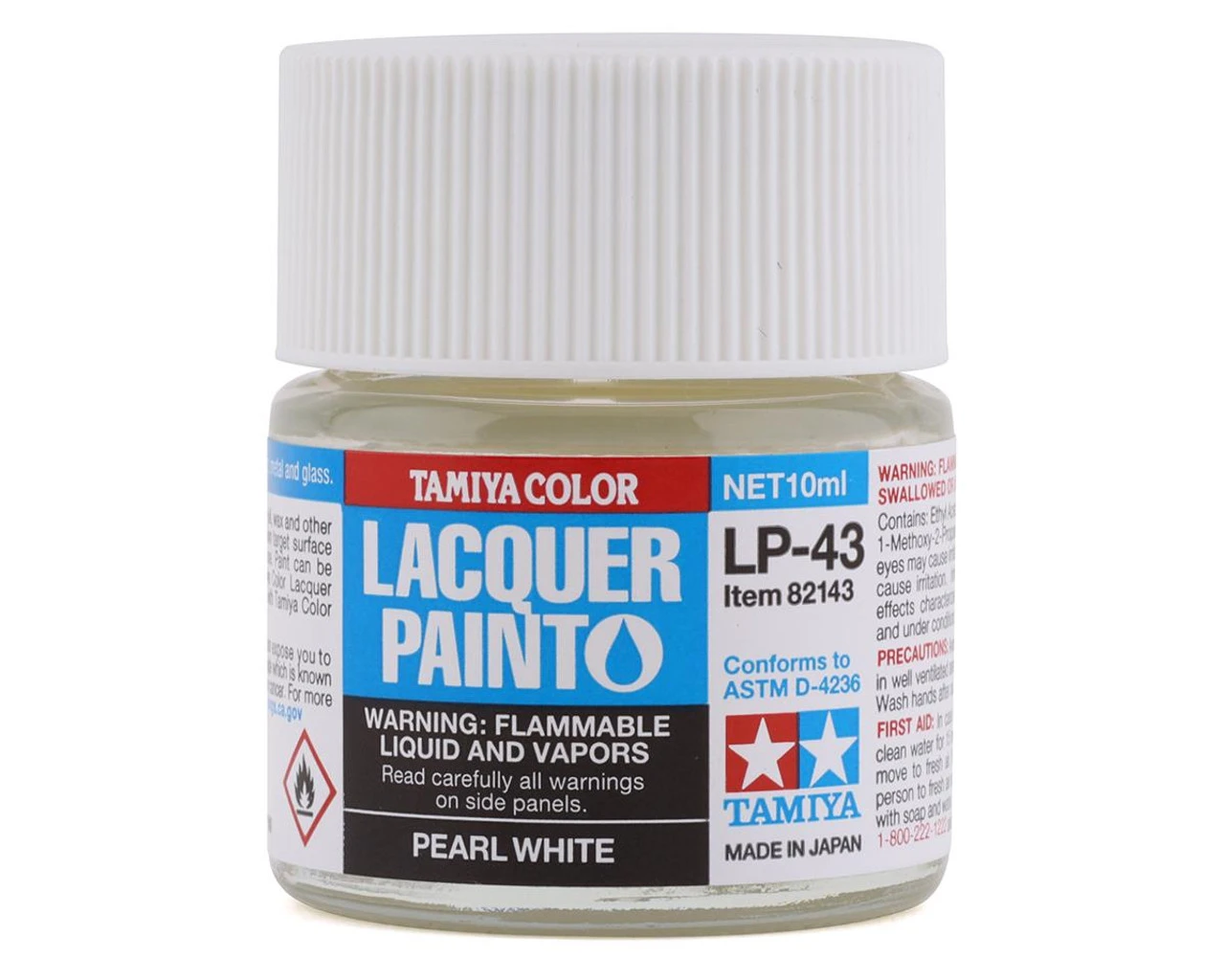 Tamiya 82143 Lacquer Paint LP-43 Pearl White 10ml Bottle 1 Tamiya 82143 Lacquer Paint LP-43 Pearl White 10ml Bottle