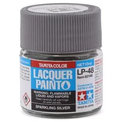 Tamiya 82148 Lacquer Paint LP-48 Sparkling Silver 10ml Bottle