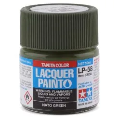 Tamiya 82158 Lacquer Paint LP-58 NATO Green 10ml Bottle