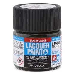 Tamiya 82160 Lacquer Paint LP-60 NATO Black 10ml Bottle