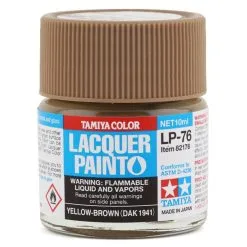 Tamiya 82176 Lacquer Paint LP-76 Yellow Brown 10ml Bottle