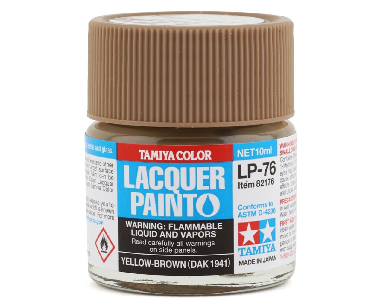 Tamiya 82176 Lacquer Paint LP-76 Yellow Brown 10ml Bottle 1 Tamiya 82176 Lacquer Paint LP-76 Yellow Brown 10ml Bottle