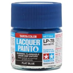 Tamiya 82178 Lacquer Paint LP-78 Flat Blue 10ml Bottle