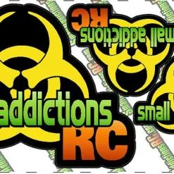 Small Addictions RC Printed Decal Sheet