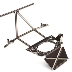Traxxas 8431X Tube Chassis, Center Section, Front (satin Black Chrome-plated)