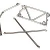 Traxxas 8433X Tube Chassis, Center Support/ Cage Top/Rear Cage Support (Satin Black Chrome-Plated)