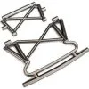 Traxxas 8535X Front Bumper Support (satin Black Chrome-plated)