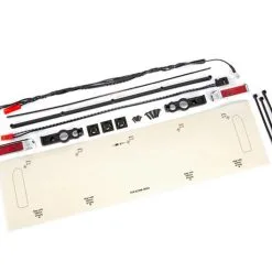 Traxxas 9497R LED Tail Lights, Chrome Trim, Drag Slash