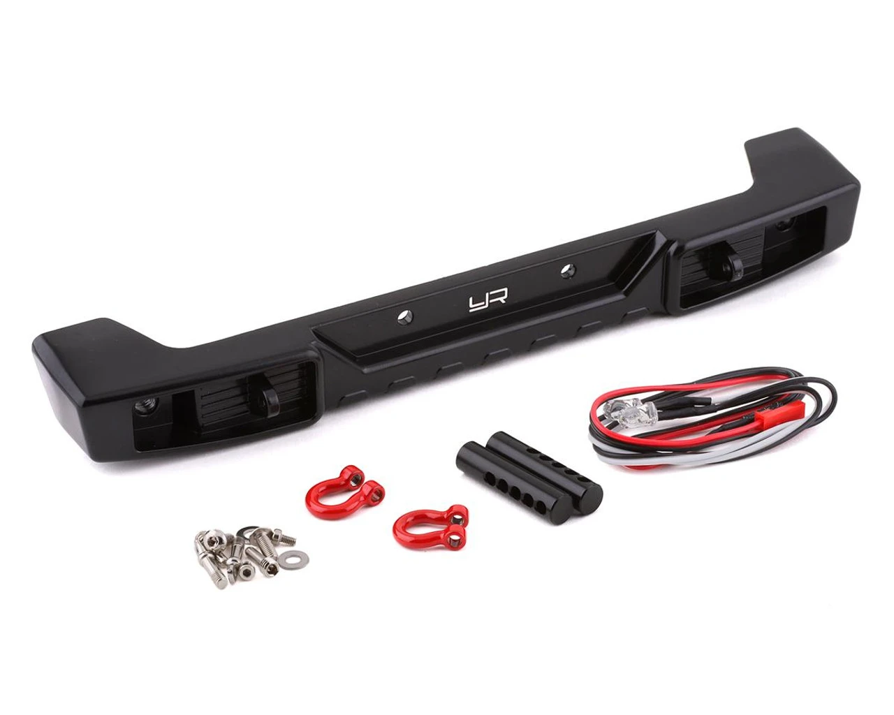 Yeah Racing Axial SCX10 III Aluminum Rear Bumper W/LEDs (Black) 1 Yeah Racing Axial SCX10 III Aluminum Rear Bumper W/LEDs (Black)